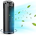 Grelife Oscillating Fan, Desk Table Fan with 3 Speeds, Quiet Cooling, Tower Fans 70° Oscillation, 13'' Portable Small Bladeless for Bedroom Home Office Desktop