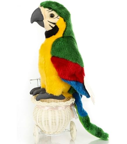 Wild Republic Cuddlekins Eco Scarlet Macaw Stuffed Animal - 8 Inch Plush Made From Recycled Materials