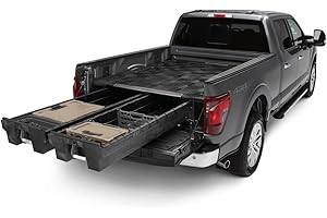 DECKED Truck Bed Storage System Includes System Accessories | Compatible with Ford F150 (2015-current) 6'6"