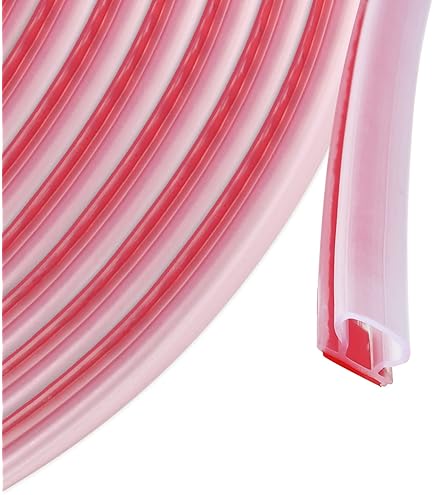 40Ft EPDM Rubber Weather Stripping Door Seal, Self-Adhesive Rubber Window Seal – Soundproof Weather Stripping Door Seal Strip For Doors & Windows(White