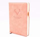 Earning Power A5 Ruled Notebook Journal Hardcover 360 Pages 8.3x5.7 Pink view 9