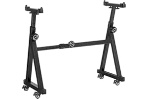 AODSK Keyboard Stand Heavy Duty- Z Style Adjustable and Portable Heavy Duty Piano Stand for Kids and Adults,Height and Width 