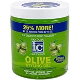 Fantasia Gel Bonus Olive Oil Dry Hair Formula Styling Gel, 20 Ounce