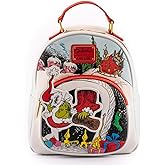Loungefly Dr. Seuss The Grinch Chimney Thief Adult Womens Double Strap Shoulder Bag Purse