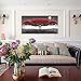 Wall Art red Trees for Living Room Decor Forestl Canvas Print Paintings for Wall and Home Décor Office Gifts Art Ready to Hang