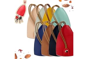 ayattecy Winkkey - Protective Pull Out Key Case, Vera Charms Key Holder, PU Leather Creative Large-Capacity Car Key Case