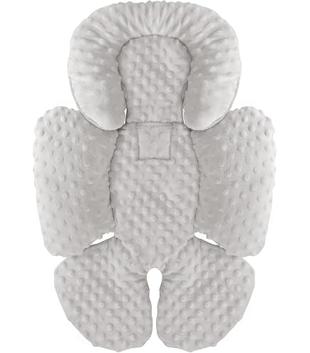 Coussin De Soutien Pour Siège Auto Bébé - Double Face Maille Respirante / Polaire Chaude, Lavable, 38x58 Cm - Pour Siège Auto, Poussette, Chaise Haute
