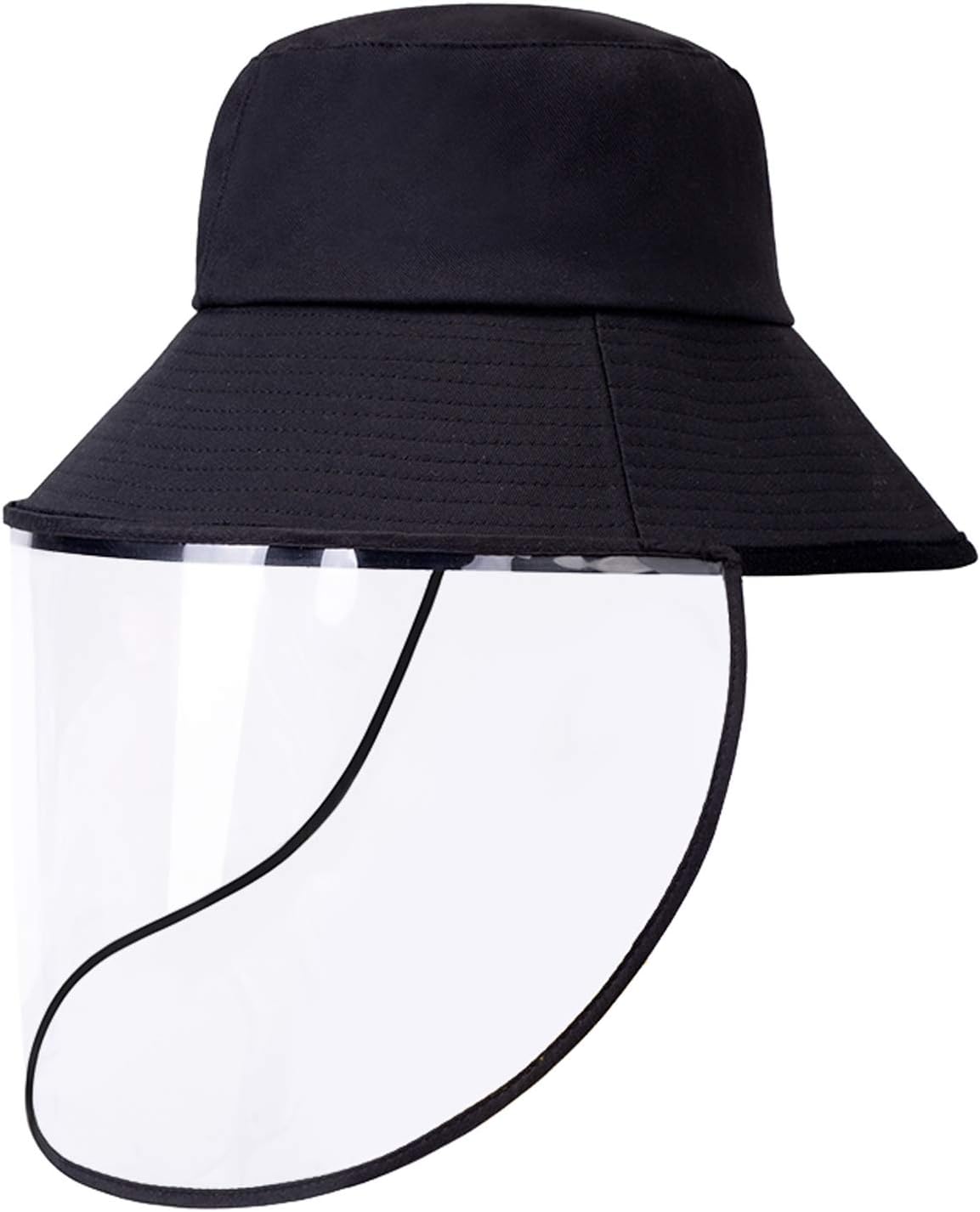 Protective Face Shield Hat Safety Facial Cover Hat Anti Spitting Splashproof Dustproof Face Guard Outdoor Fisherman Sun Hat