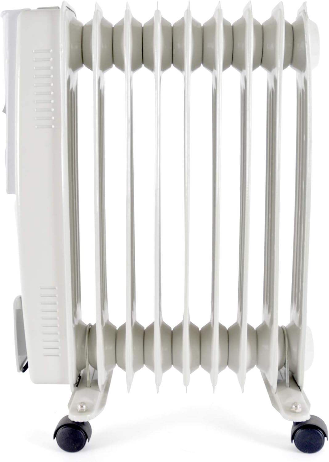 STAYWARM 2000w 9 Fin Oil Radiator with 3 Heat Settings / Variable Thermostat / Frost Watch Protection - F2603GR - Grey - Image 4
