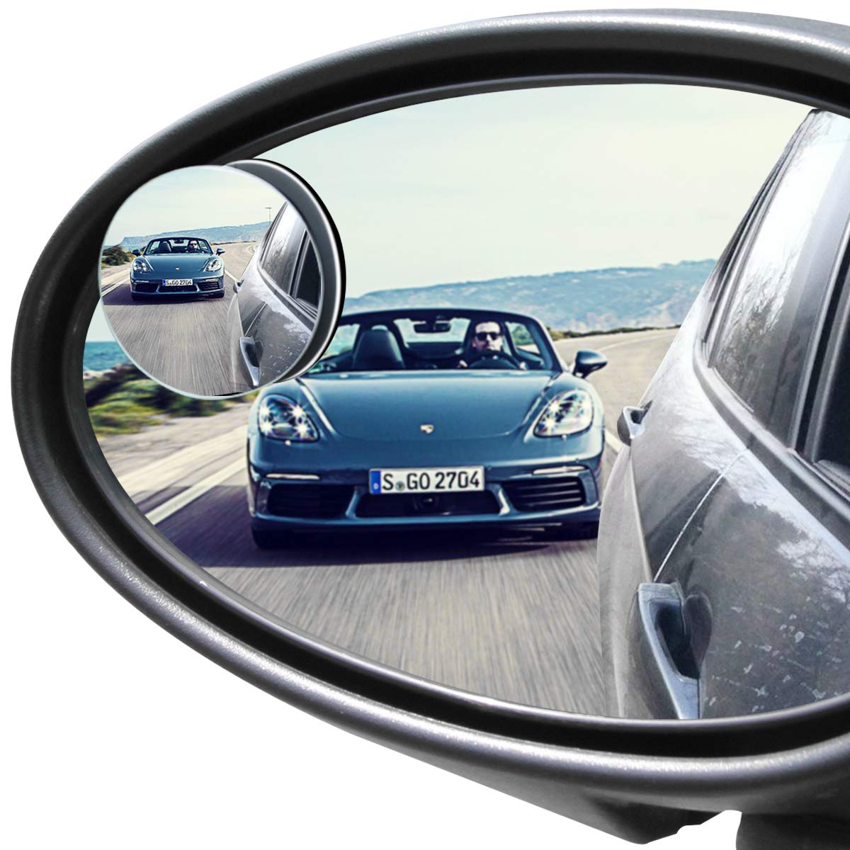 Amazon.com: POMFW Blind Spot Mirror, Rearview Convex Side Mirrors for