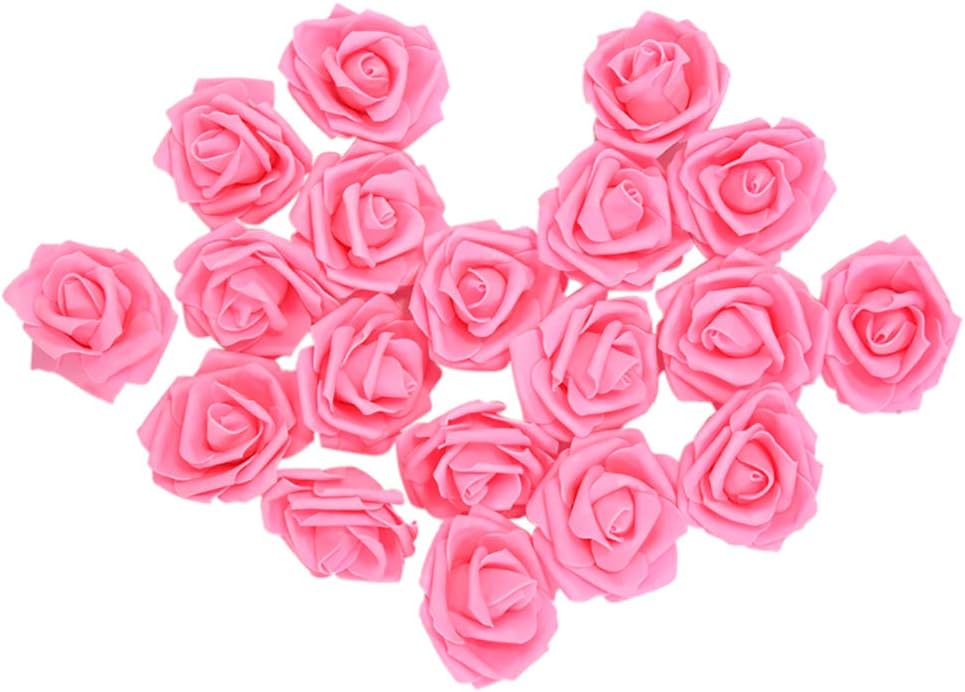 Warmiehomy Artificial Flower Foam Rose, 50 Pcs Real Touch Artificial Roses for DIY Bouquets Wedding Party, Garden, Office - Image 3