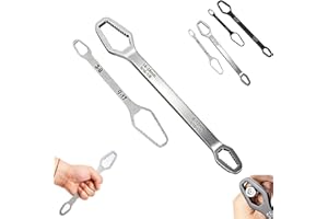 The Bolt Stripper 3000 Universal Wrench,Universal Torx Wrench Double-Head Self-Tightening Wrench,8-24mm Self-Adjusting Wrench