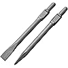 Tooluxe 02625 Demolition Jack Hammer Bit Set, Chromium-Vanadium Steel | Flat Tip and Bull Point Chisels
