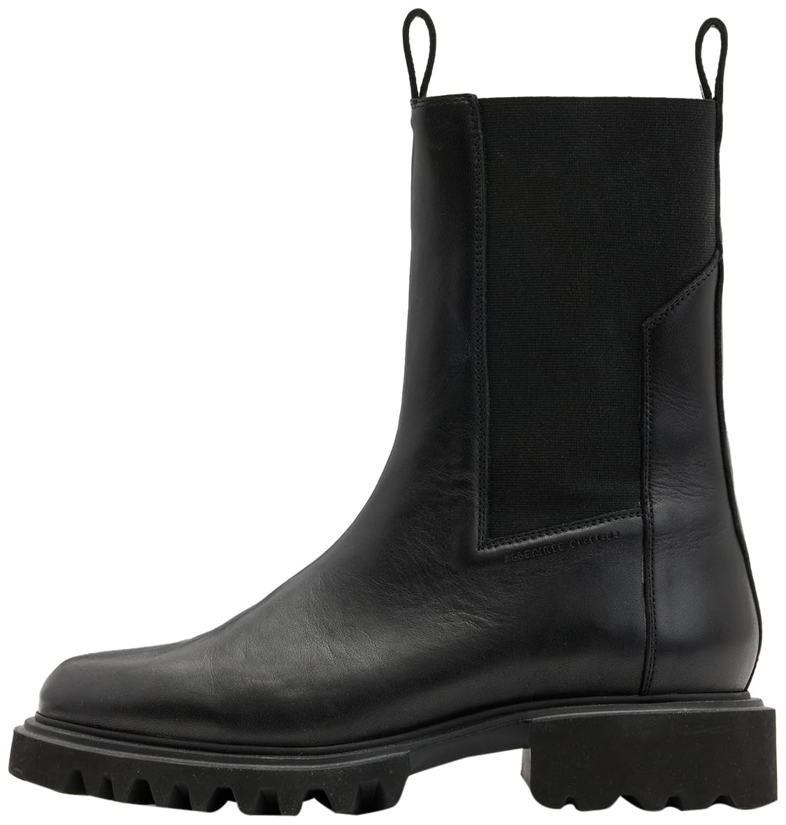 AllSaints Women’s Hallie Mid Calf Boot, Black, 10.5