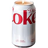Diet Cola Soda Candle, Real Soda Can, Cola Scent, Gift for Birthday, Christmas, or Holiday, Unique Gift for Diet cola soda Lover, Hand Poured Soy Wax Blend