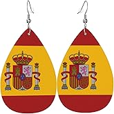 Leather Earrings Dangle Earrings Lightweight Teardrop Earrings for Women