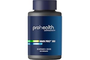 ProHealth NMN Pro 300, NMN Supplement (β-Nicotinamide Mononucleotide) 30 Capsules, NAD Support Supplement, Made in Canada