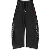 Aelfric Eden Washed Barrel Sweatpants Print Baggy Wide Leg Pants Women Men Casual Vintage Y2K Unisex Graphic Lantern Trouser