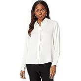 NIC+ZOE Women's Satin Chiffon Shirt