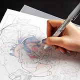 Kuou 50 Sheets Tracing Paper A4 Graphite Transparent Design Overlay view 3