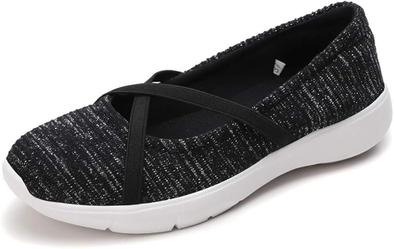 Amazon Chiguomaoyi レディース スリッポン お年寄りシューズ 上履き 上靴 リハビリ シューズ レディース安全靴 介護靴 ゴムひも 着脱しやすい Chiguomaoyi 安全 作業靴 ナースシューズ