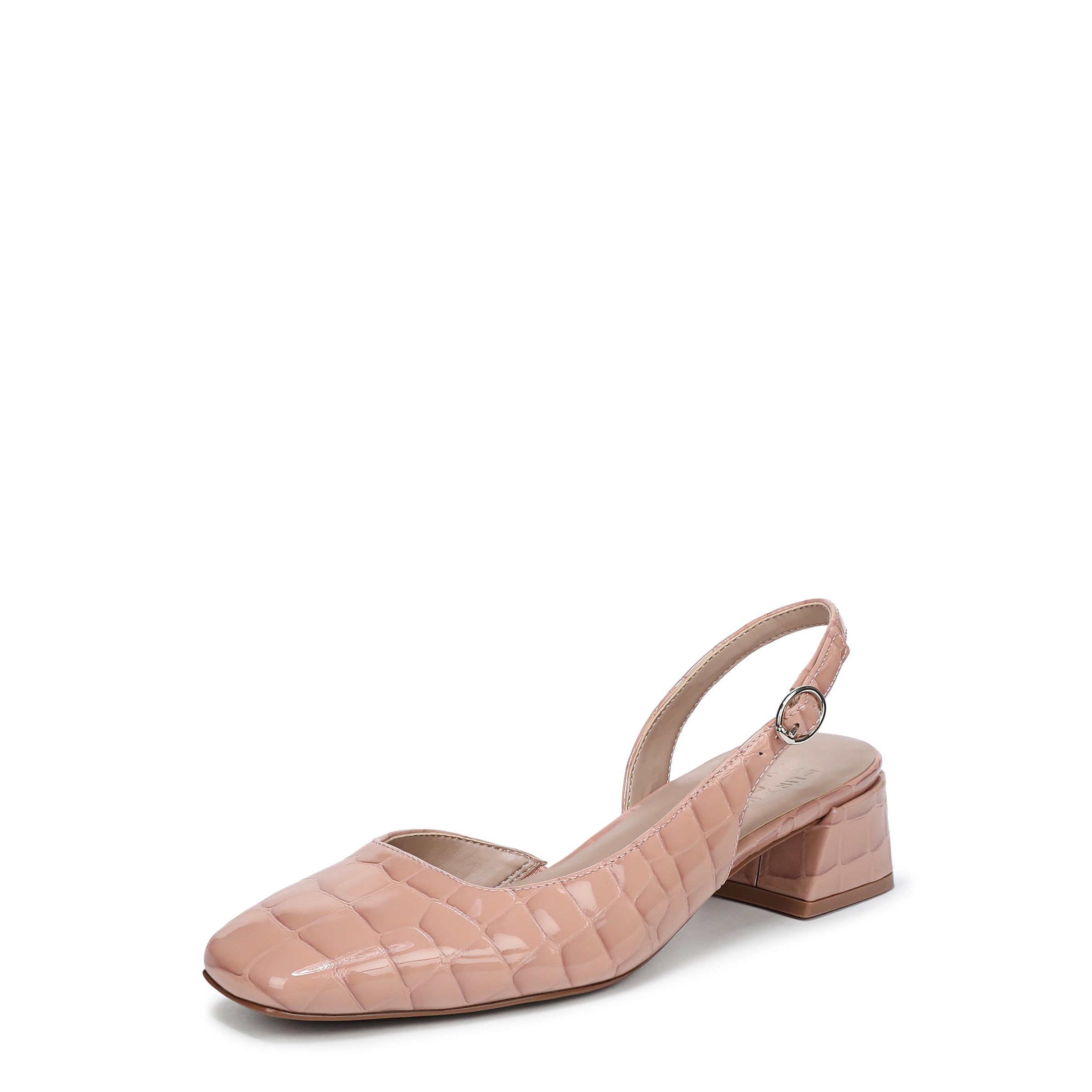 Naturalizer Women’s Jayla Pump Pink Croco Print 6 W