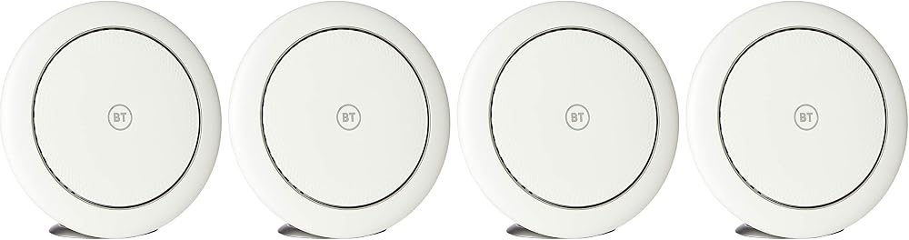 BT Premium Whole Home Wi-Fi Bundle 4 Discs AX3700 Tri-Band Mesh Network App