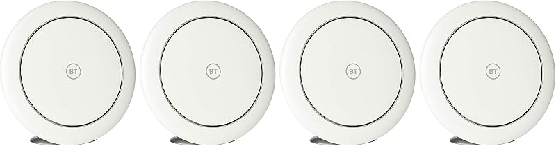 BT Premium Whole Home Wi-Fi Bundle 4 Discs AX3700 Tri-Band Mesh Network App