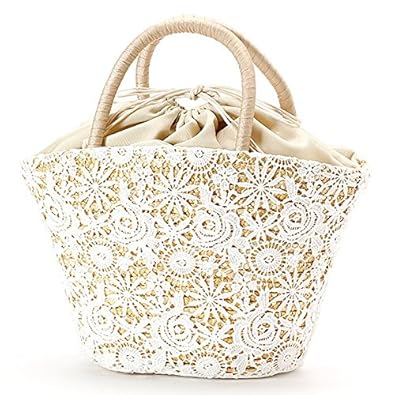 Amazon クーコ Cooco レースかごバッグ 200オフホワイト