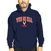 Campus Colors Long Sleeves NCAA Adult Arch & Logo Gameday Unisex Hooded Sweatshirt