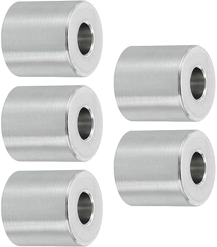Uxcell 15 Pcs Black Aluminum Standoff Spacers - 3.1x6x3mm (IDxODxH) For Drones, RC Models, DIY Projects