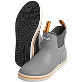 Hunthor Men’s Fishing Boots, Waterproof Deck Boots Anti-Slip Rubber 3mm Breathable Neoprene Rain boots. Ideal for Fishing and Outdoor Activities
