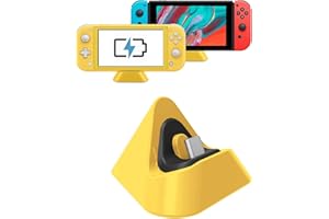 FANPL Charging Dock for Nintendo Switch Lite, Charging Stand Station Compatible with Nintendo Switch (Yellow)