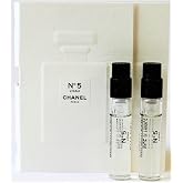 CHANEL No 5 L'EAU EDT Spray Perfume Samples 0.05oz / 1.5ml EACH NEW x2
