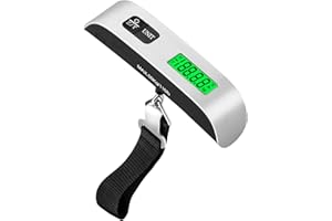 V TOWER Luggage Weight Scale for Packages - Hanging Scales for Weighing Packages Portable Luggage Scale Travel Essentials 110lb/50kg - Small Suitcase Scale for Travel Accessories for Women & Men