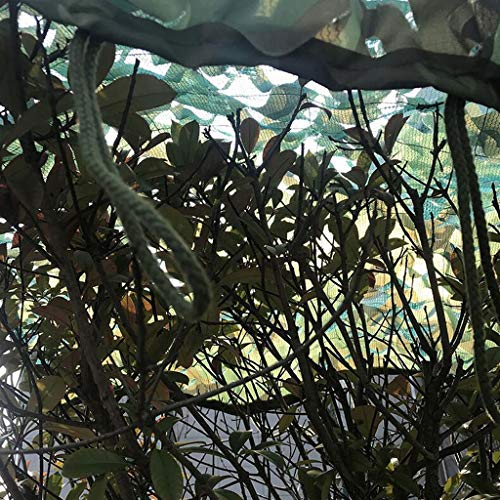 ZXQ Army Camouflage Net Woodland Quartermaster Tarpaulin Shooting Hunting, Hidden Shelter Shade Party Decoration Available (Color : Green, Size : 6X8M) - Thumbnail 5