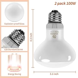 REPTI HOME New Upgrade Reptile Heat Lamp Bulb
