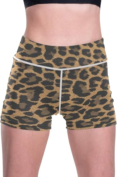 Leopard Workout Shorts Sale, 55% OFF 