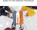 VivoFoot 2 Pairs Warm Lambwool Kids Insoles Winter Thick Fleece Backing view 6