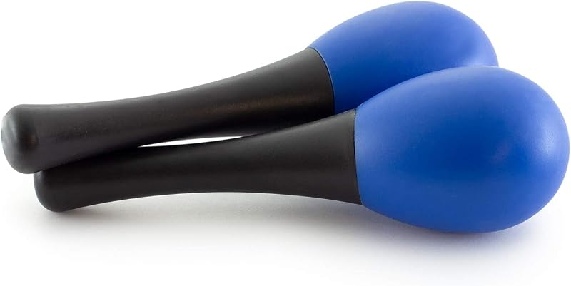 Tiger MAR28-BL Mini Egg Maracas Childrens Percussion Shaker Blue Pair
