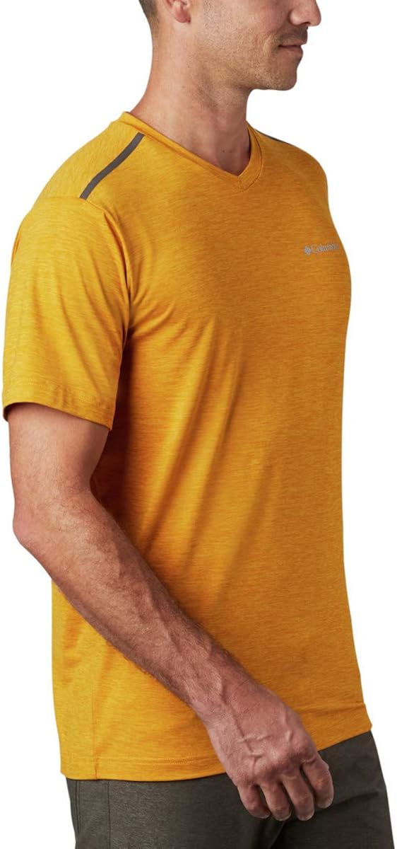 Columbia Men's Tech Trail II V Neck, Moisture-Wicking, UV Sun Protection : Clothing