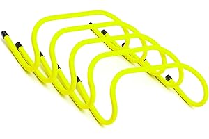 Trademark Innovations 6" Speed Training Hurdles Pack of 5 - Lime