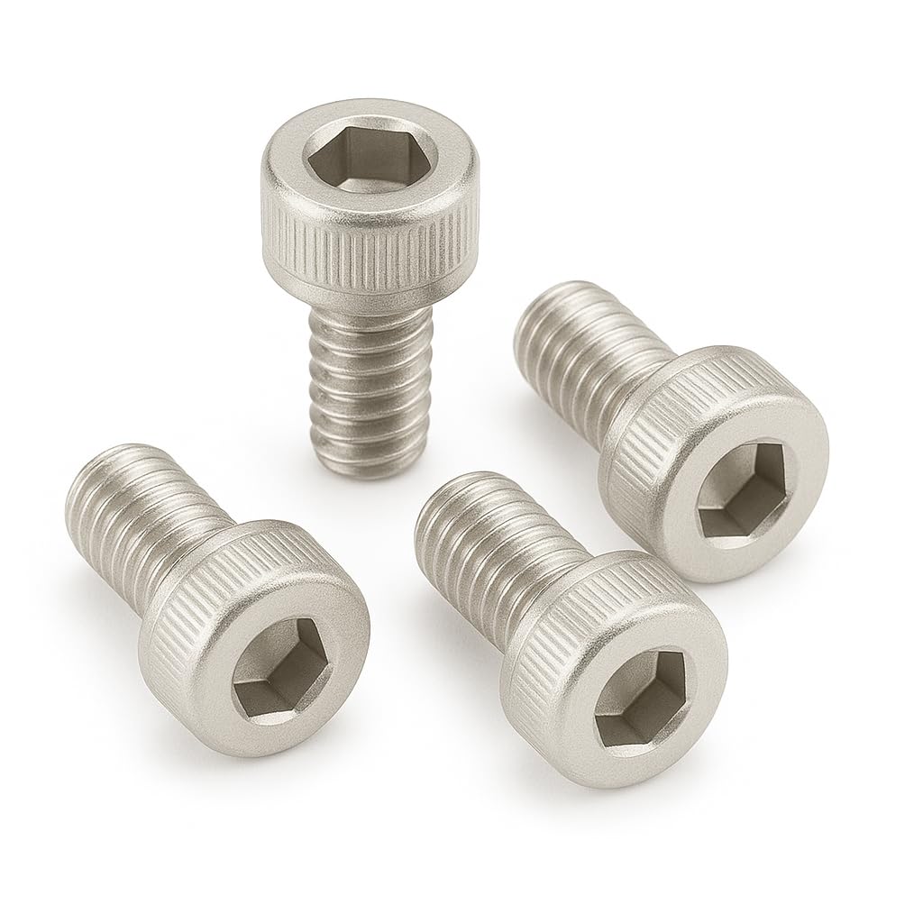 M6 x 12mm Allen Socket Head Cap Screws (20pk) - ISO 4762 A2-70 Stainless Steel Allen Hex Drive Machine Screws - Full Thread Metric Fasteners for DIY, Engineering, 3D Printing M2 M3 M4 M5 M6 M8 (20pk) — image 1