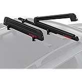 Alpinista Ski & Snowboard Rack for Car Roof with Sliding Extension, Snowboard Roof Rack Fits 5 Ski Pairs or 4 Snowboards, Alu