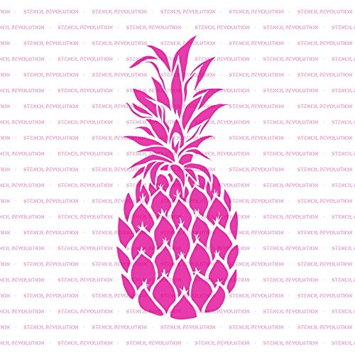 Pineapple Stencil Template - Reusable Stencil with Multiple Sizes Available
