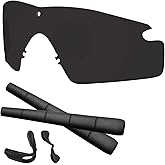 Predrox Si Ballistic M Frame 2.0 Lenses &amp; Rubber Kits Replacement for Oakley Sunglass Polarized