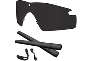 Predrox Si Ballistic M Frame 2.0 Lenses & Rubber Kits Replacement for Oakley Sunglass Polarized