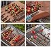 Aquablessing Copper Grill Mat 6 Set 15.75x13''| Non-Stick, Durable, Washable & PFOA Free | For Baking, Grilling, BBQ, Charcoal, Electric, Gas, Oven, Outdoors, Meat, Veggies, Pizza, Cookies & More