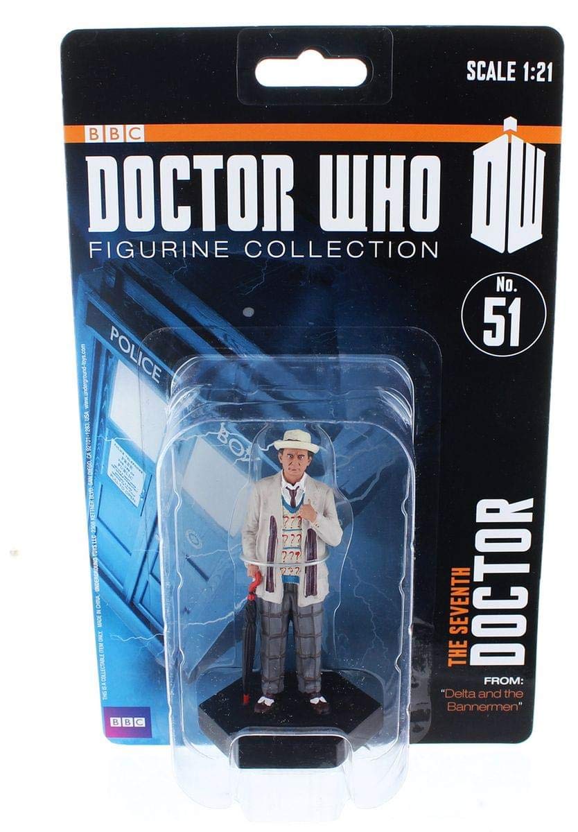 DOCTOR WHO 4" Resin Figure: The Seventh Doctor (Delta and the Bannermen)