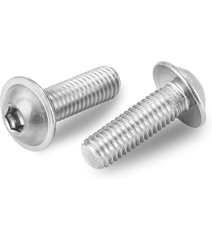 Tornillos M4 Tornillos Cabeza Plana Con Allen - Acero Inoxidable A2 Negro, Varios Tamaños (M5x12 A 30mm